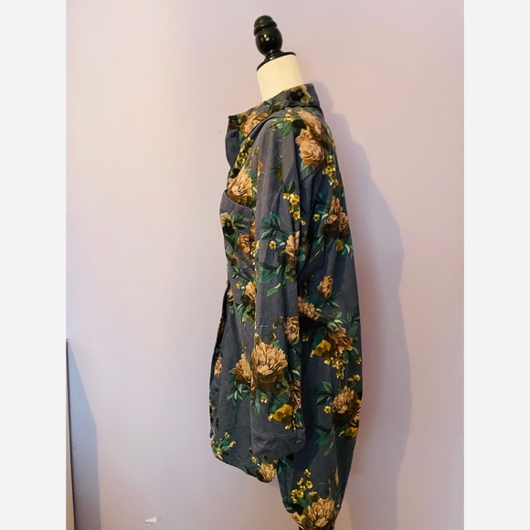 COCO + CARMEN NWT floral faux suede pocket tunic - Picture 4 of 8